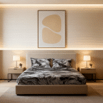 ست روتختی طرح مرمری مشکی – ترکیبی از جسارت و ظرافت در طراحی داخلی