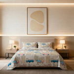 ست روتختی کودکانه طرح ماشین و شهر | سرگرم‌کننده و پر از رنگ