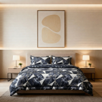 ست روتختی و روبالشی طرح هندسی مدرن | شیک، لوکس و خیره‌کننده